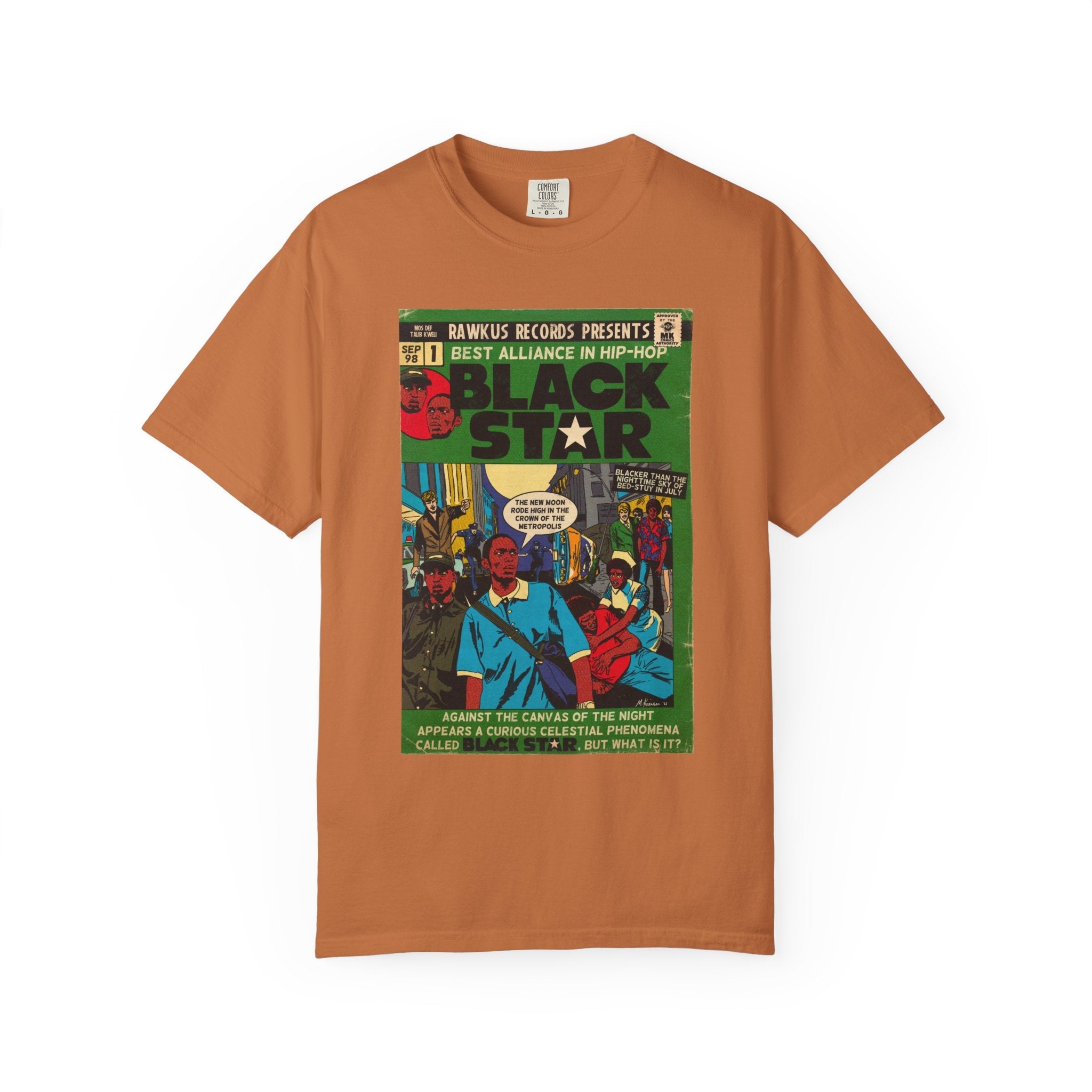 Black Star - Unisex Comfort Colors T-shirt Fine Art Of MK