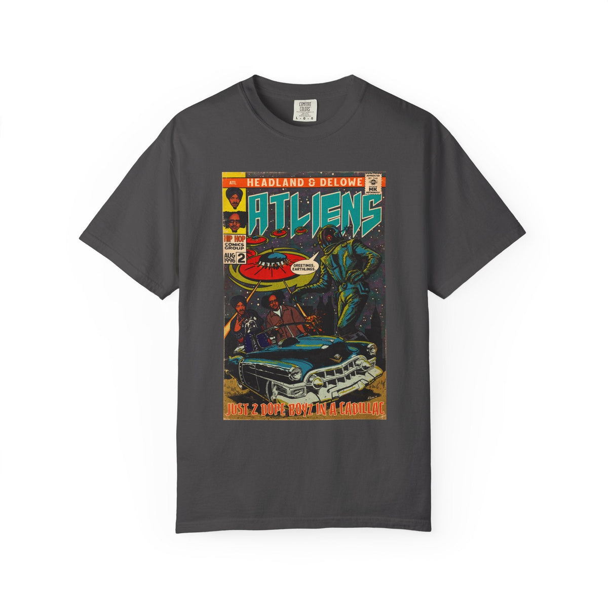 ATLiens - 2 Dope Boyz in a Cadillac - Unisex Comfort Colors T-shirt Fine Art Of MK