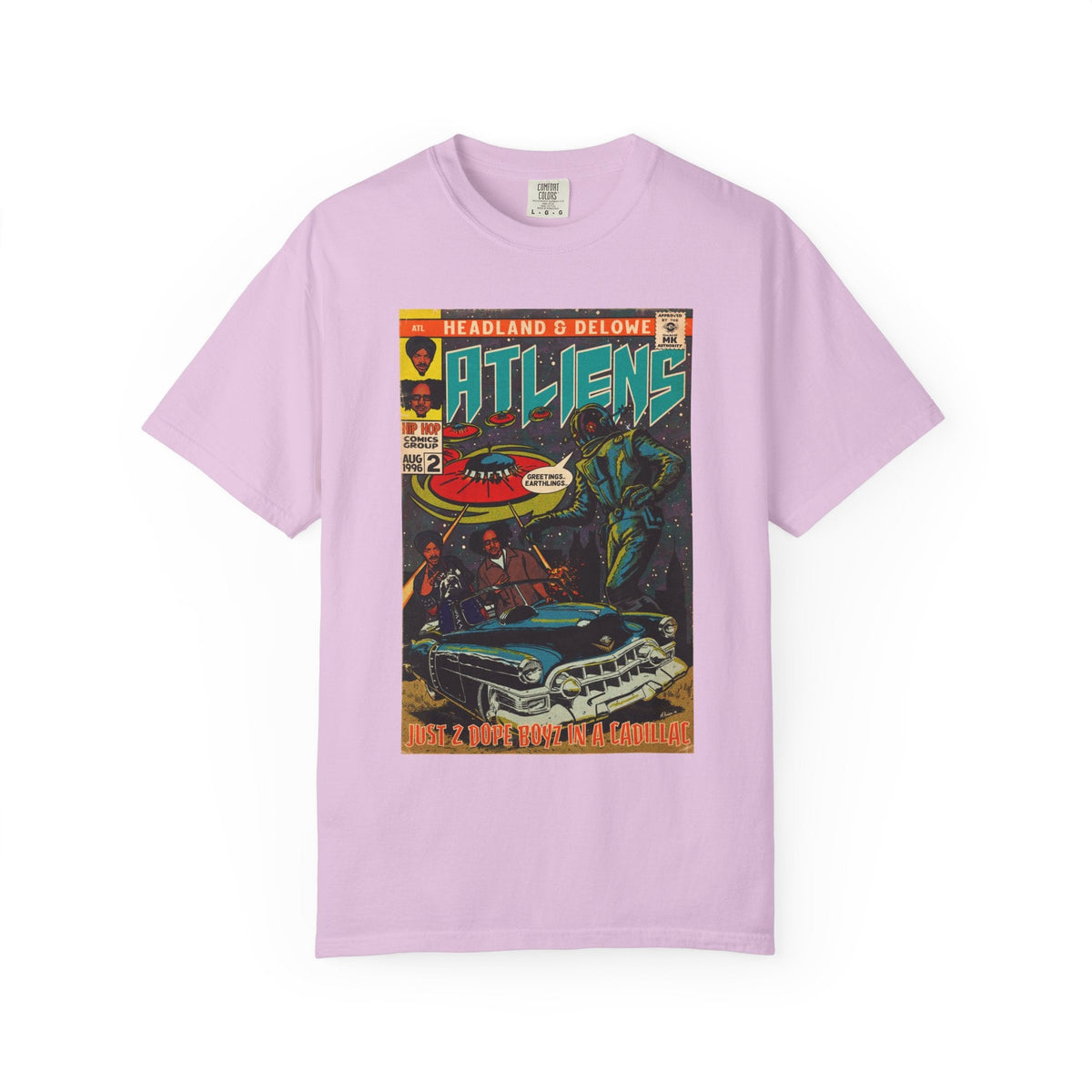 ATLiens - 2 Dope Boyz in a Cadillac - Unisex Comfort Colors T-shirt Fine Art Of MK