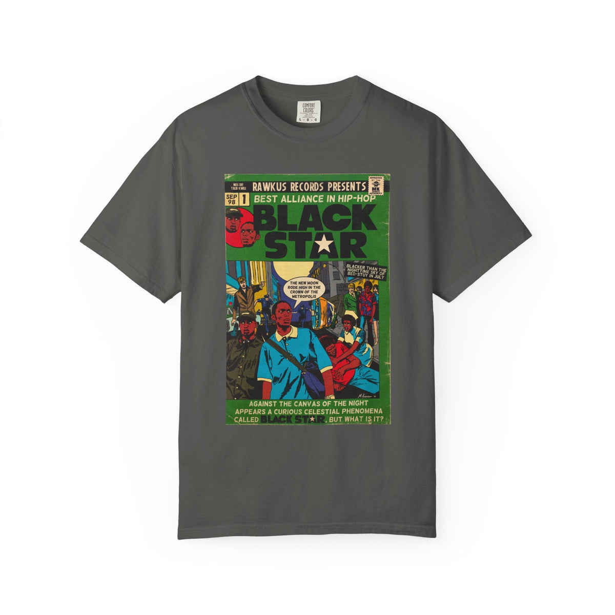Black Star - Unisex Comfort Colors T-shirt Fine Art Of MK