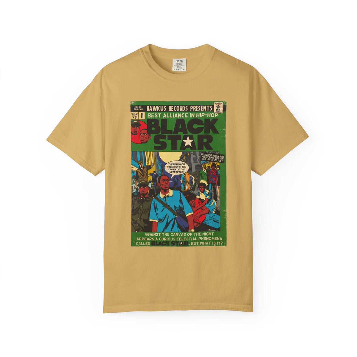 Black Star - Unisex Comfort Colors T-shirt Fine Art Of MK