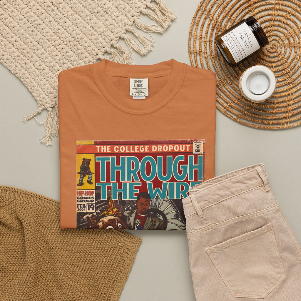 Through The Wire - Unisex Comfort Colors T-shirt Fine Art Of MK