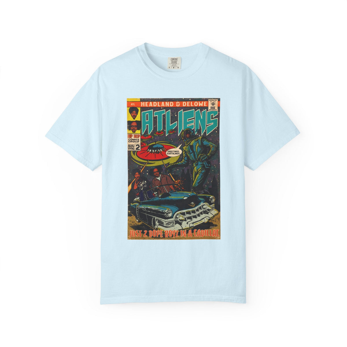 ATLiens - 2 Dope Boyz in a Cadillac - Unisex Comfort Colors T-shirt Fine Art Of MK