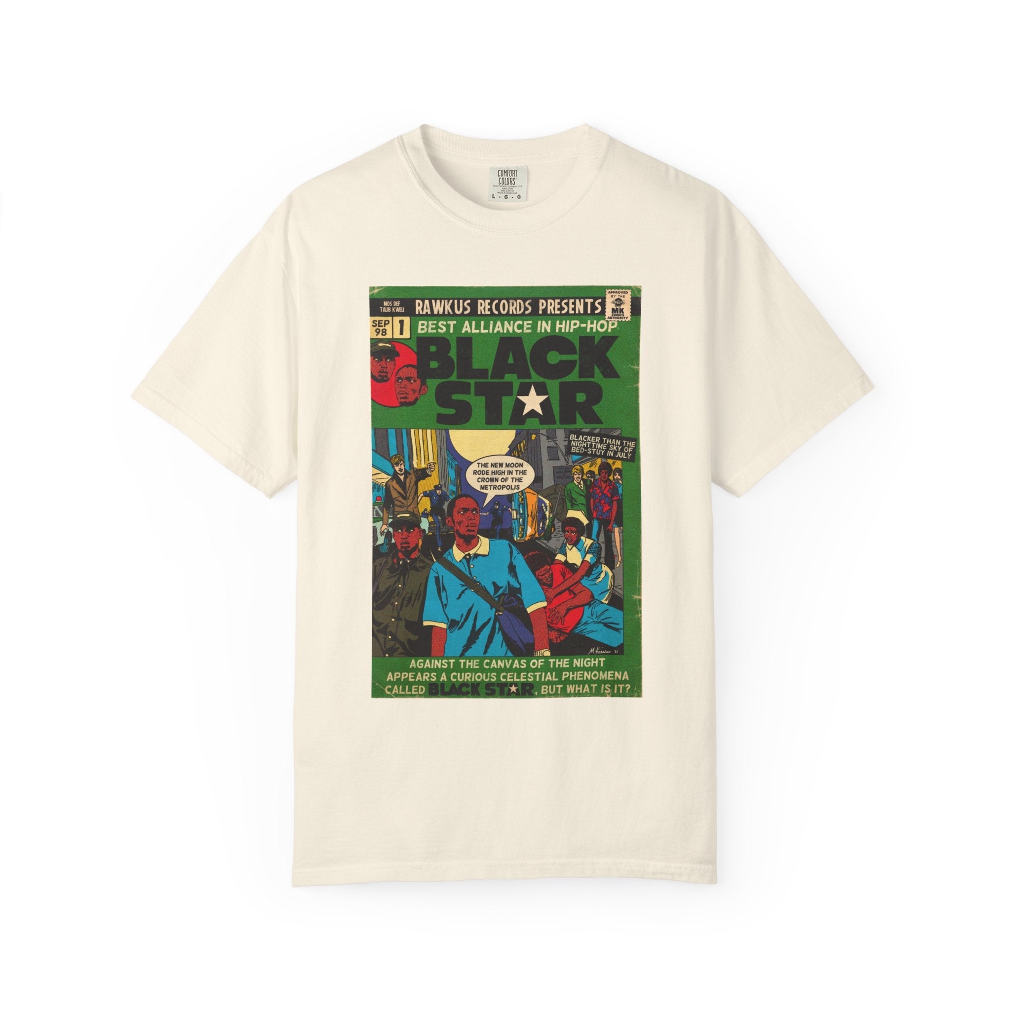 Black Star - Unisex Comfort Colors T-shirt Fine Art Of MK