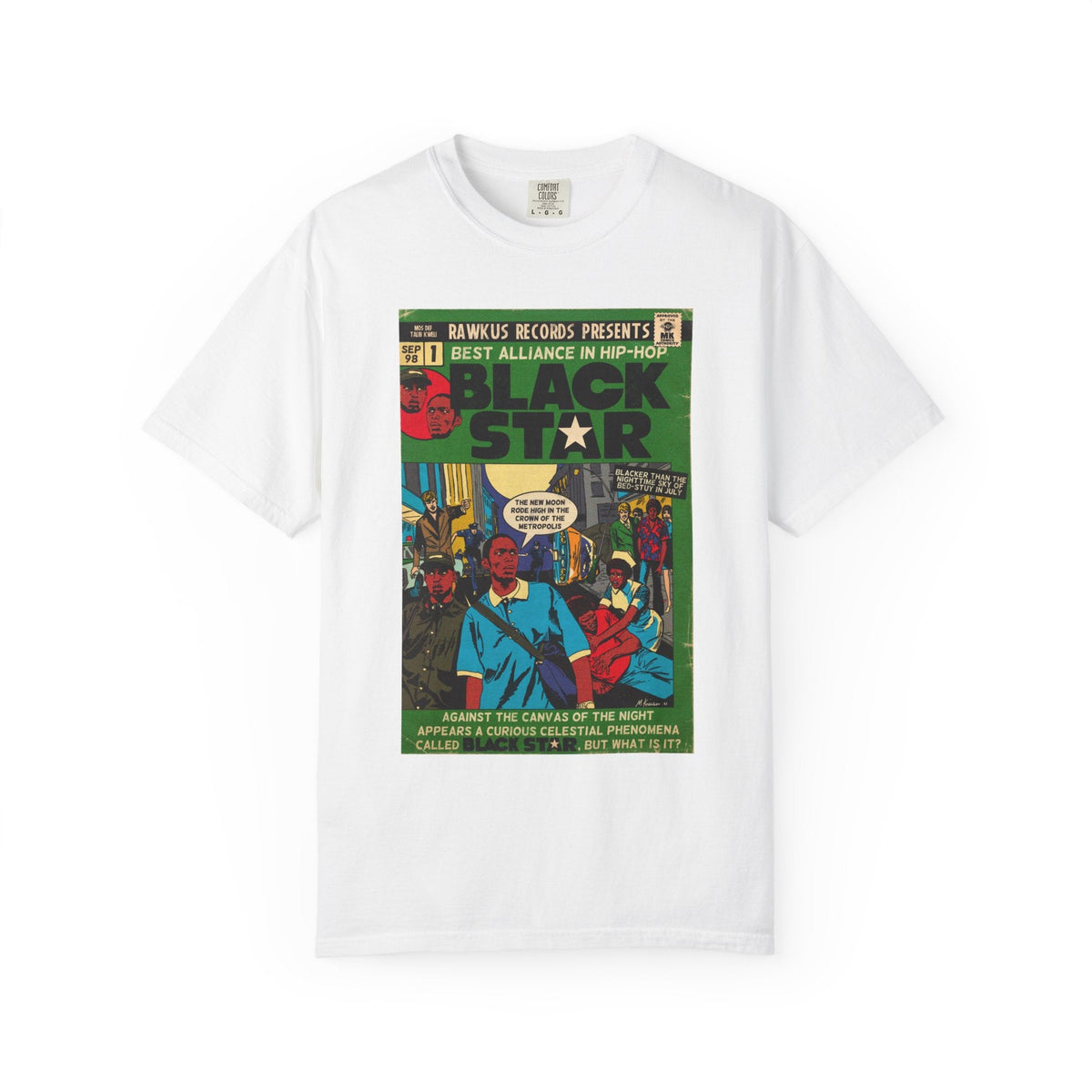 Black Star - Unisex Comfort Colors T-shirt Fine Art Of MK