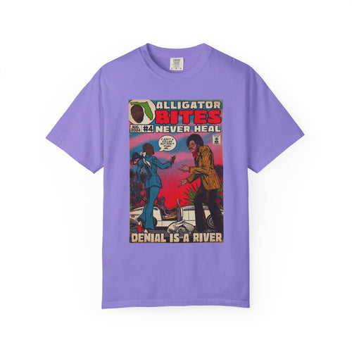 Denial is a River - Unisex Comfort Colors T-shirt Fine Art Of MK