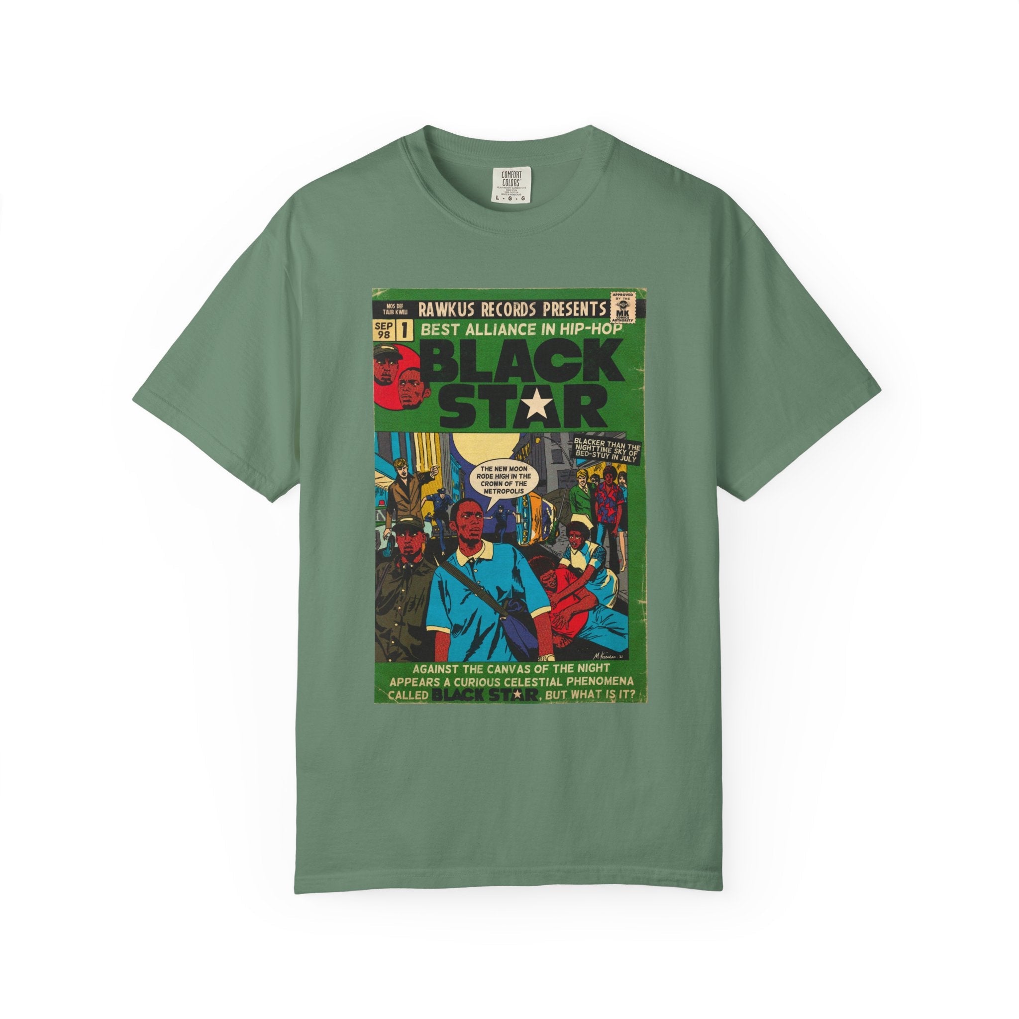 Black Star - Unisex Comfort Colors T-shirt Fine Art Of MK
