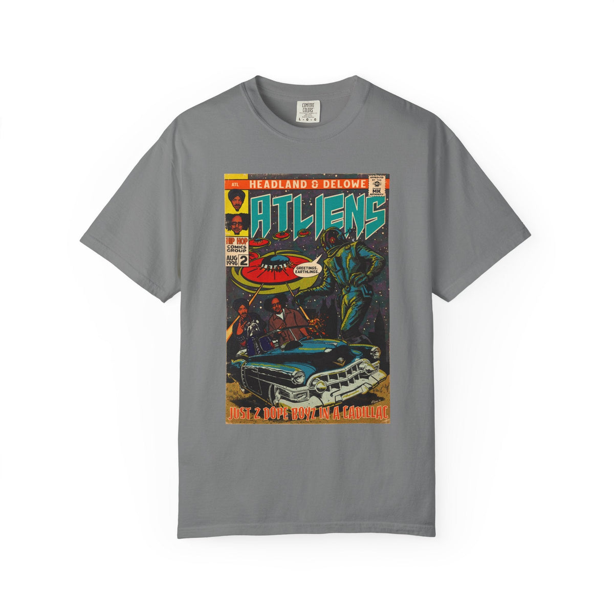 ATLiens - 2 Dope Boyz in a Cadillac - Unisex Comfort Colors T-shirt Fine Art Of MK