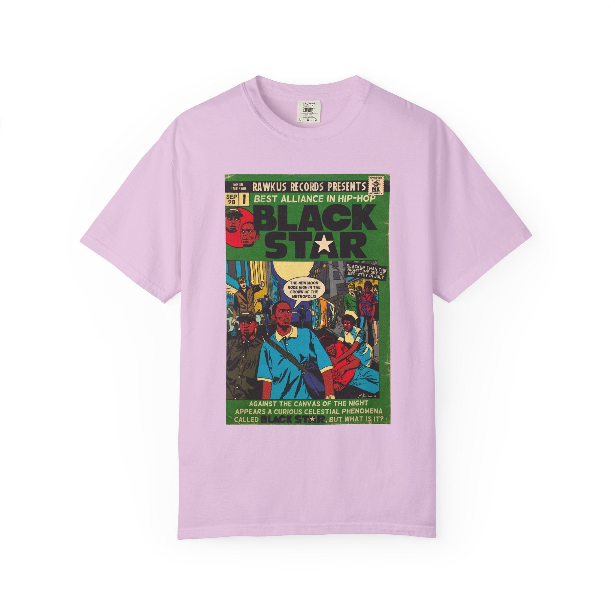 Black Star - Unisex Comfort Colors T-shirt Fine Art Of MK