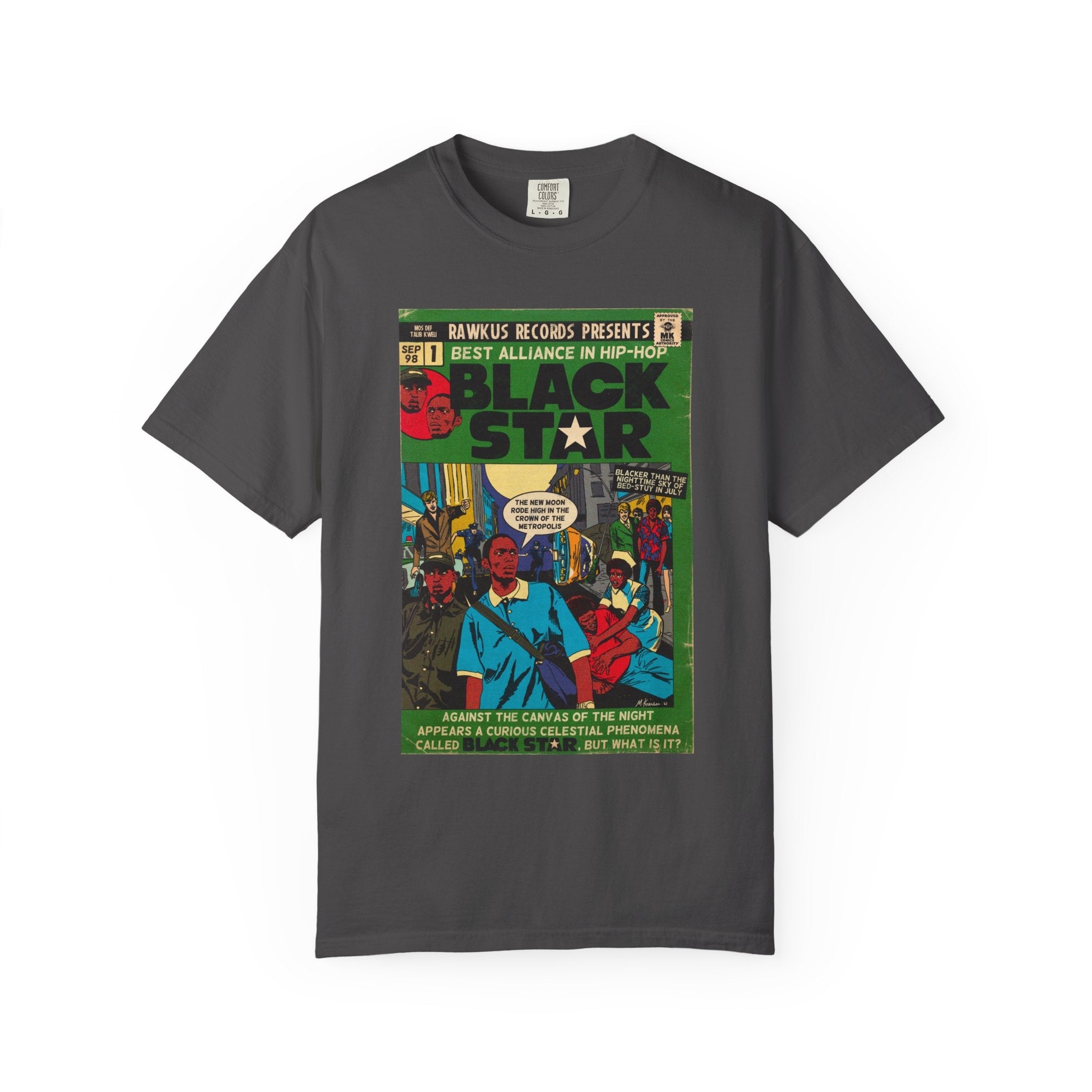 Black Star - Unisex Comfort Colors T-shirt Fine Art Of MK