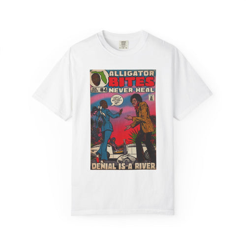 Denial is a River - Unisex Comfort Colors T-shirt Fine Art Of MK