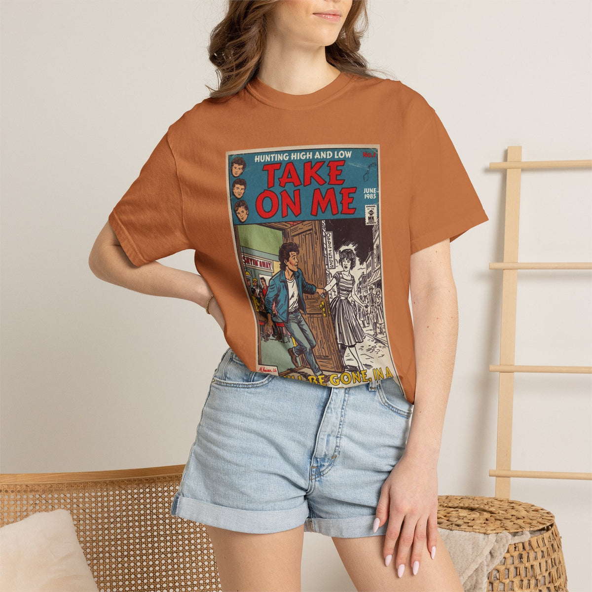 Take On Me - Unisex Comfort Colors T-shirt Fine Art Of MK