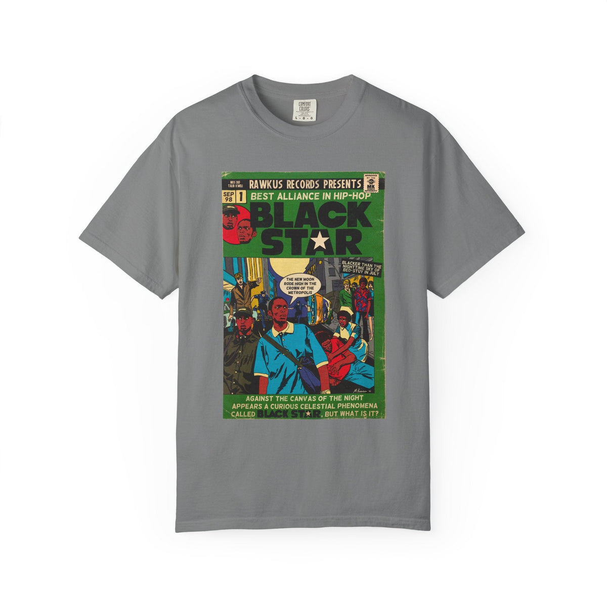 Black Star - Unisex Comfort Colors T-shirt Fine Art Of MK